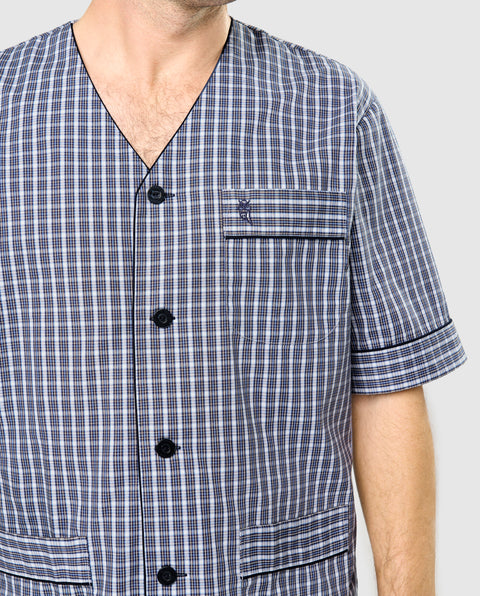 Pantalon pijama corto hombre verano algodón