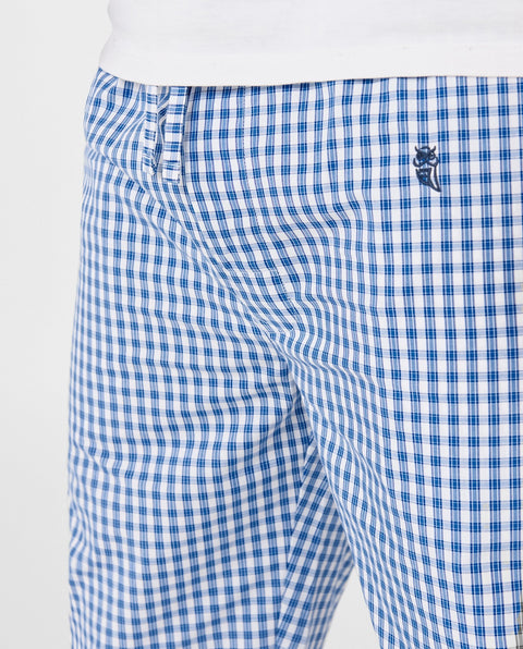 Pantalones de pijama hombre largos tela invierno bolsillos El Búho Nocturno pantalón pijama parte de abajo algodón