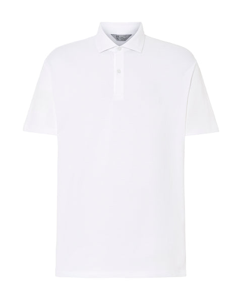 Polo Hombre Manga Corta Blanco | El Búho Nocturno