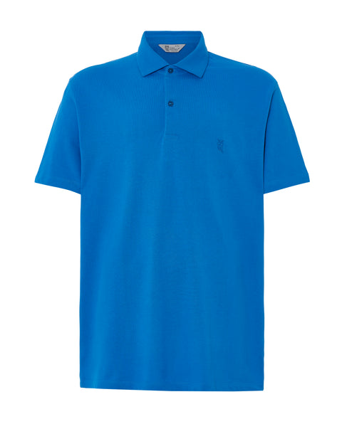 Polo Hombre Manga Corta Azul Royal | El Búho Nocturno