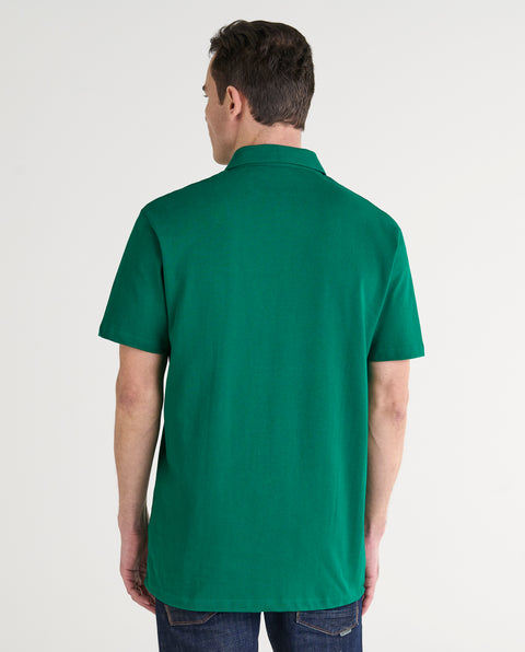Polo Hombre Manga Corta Verde Billar | El Búho Nocturno
