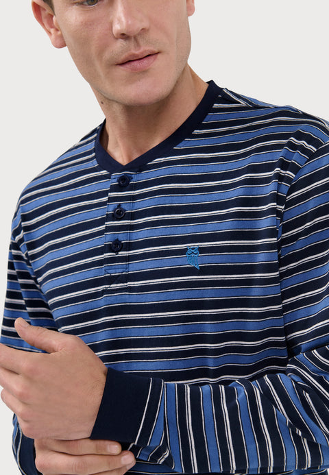 Pijama Hombre Largo Punto Entretiempo | El Búho Nocturno - 62352441 - https://www.elbuhonocturno.com/