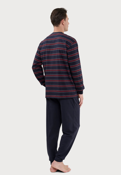 Pijama Hombre Largo Punto Entretiempo | El Búho Nocturno - 18204991 - https://www.elbuhonocturno.com/