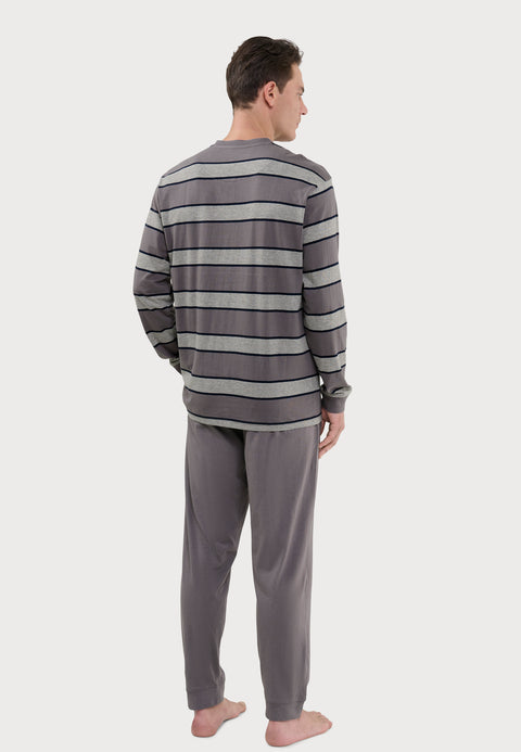 Pijama Hombre Largo Punto Entretiempo | El Búho Nocturno - 47721364 - https://www.elbuhonocturno.com/