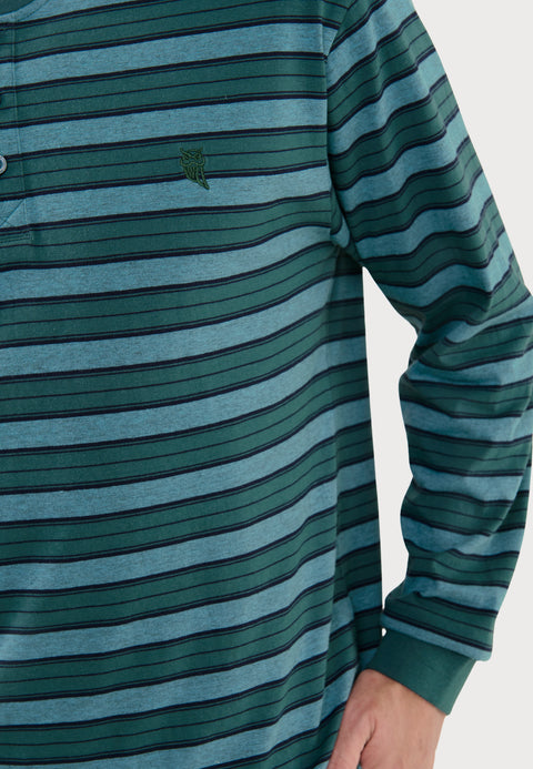 Pijama Hombre Largo Punto Entretiempo | El Búho Nocturno - 26203014 - https://www.elbuhonocturno.com/