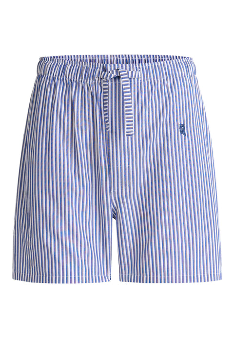 Pantalón Pijama Hombre Corto Popelín Cuadros - Gris 8547_20 - 89683239 - https://www.elbuhonocturno.com/