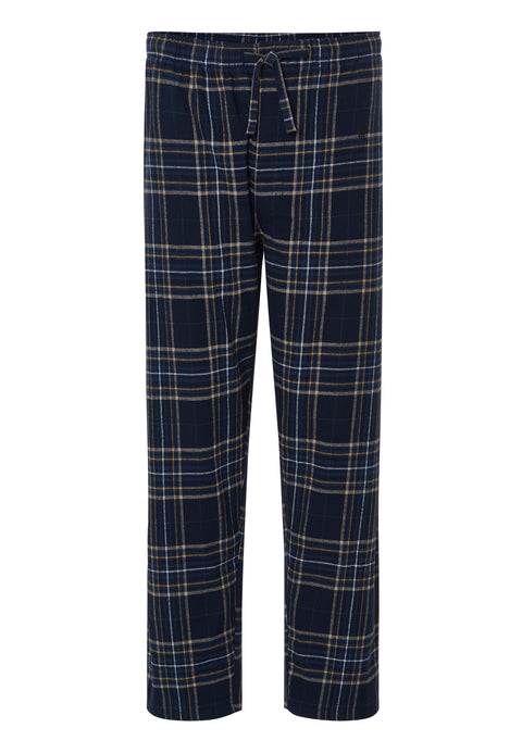 Pantalón Pijama Hombre Invierno Premium Algodón Franela Cuadros - Azul 8895_39 - 59045330 - https://www.elbuhonocturno.com/