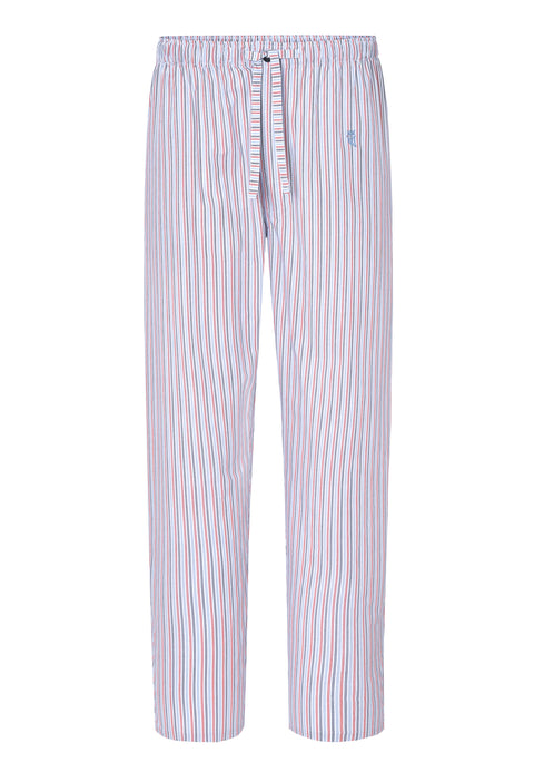 Pantalón Pijama Hombre Largo Algodón Popelín Rayas - Blanco 8939_01 - 78825346 - https://www.elbuhonocturno.com/