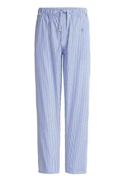 Pantalón Pijama Hombre Largo Algodón Popelín Rayas - Azul 8945_33 - 96047755 - https://www.elbuhonocturno.com/