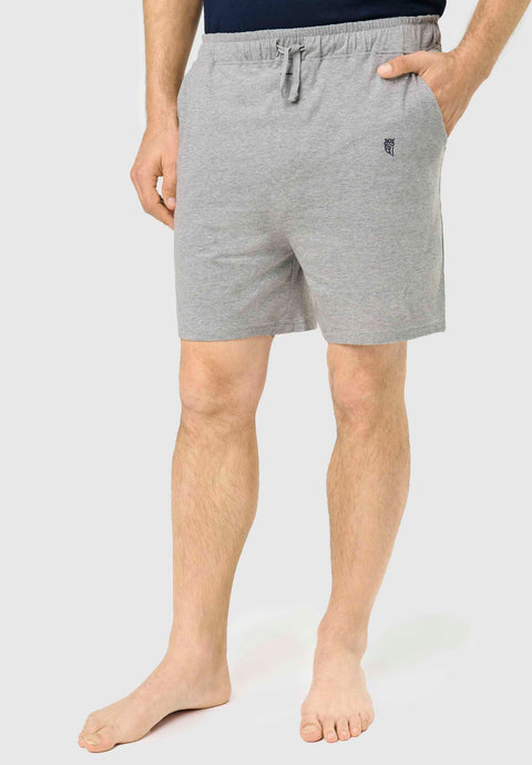 Pantalón Pijama Hombre Corto Punto Liso - Gris 9404_20 - 37126251 - https://www.elbuhonocturno.com/