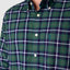 Camisa Hombre Manga Larga con Bolsillo Algodón Franela Cuadros - Verde 0402_44