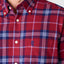 Camisa Hombre Manga Larga con Bolsillo Algodón Franela Cuadros - Rojo 0401_94