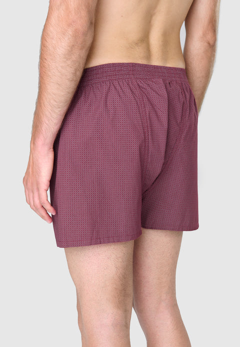 Calzoncillo Bóxer Hombre Algodón Tela Cuadros - Rojo 6311_90 - 27365919 - https://www.elbuhonocturno.com/