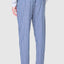 Pantalón Pijama Largo Hombre Popelín Cuadros - Azul 8915_38