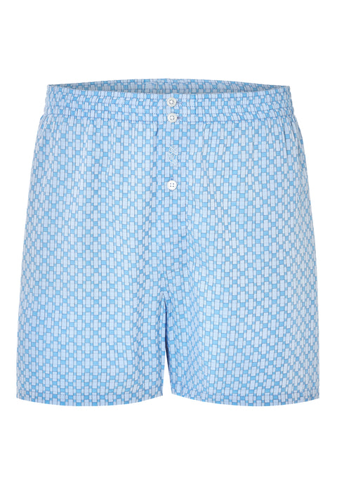 Calzoncillo Bóxer Hombre Premium Tela Estampado - Azul 6107_30 - 6799528 - https://www.elbuhonocturno.com/