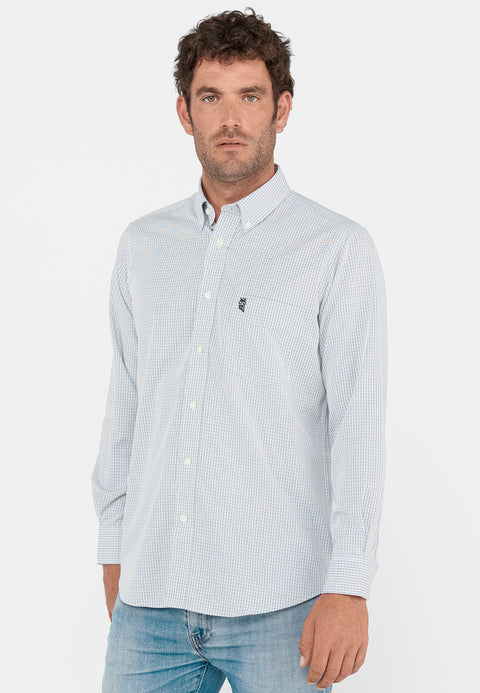 Camisa Hombre Con Bolsillo Gris 0302 | El Búho Nocturno - 21411050 - https://www.elbuhonocturno.com/
