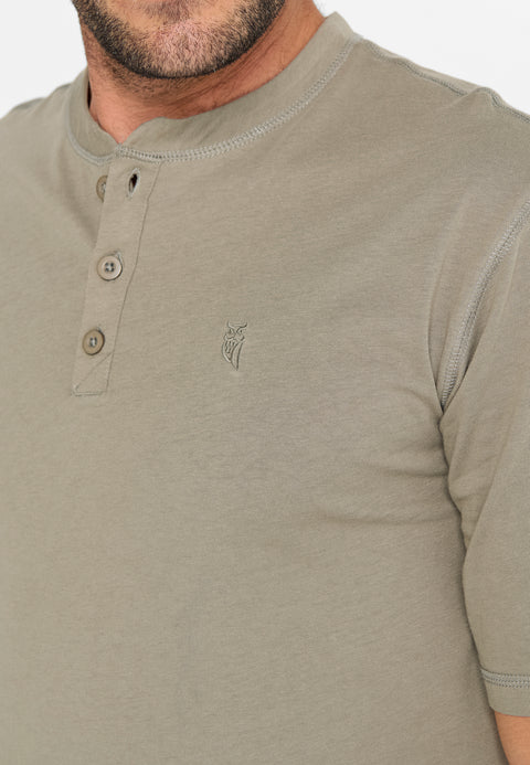 Camiseta Pijama Hombre Manga Corta Tapeta Algodón Lisa - Verde 7607_40 - 20763805 - https://www.elbuhonocturno.com/