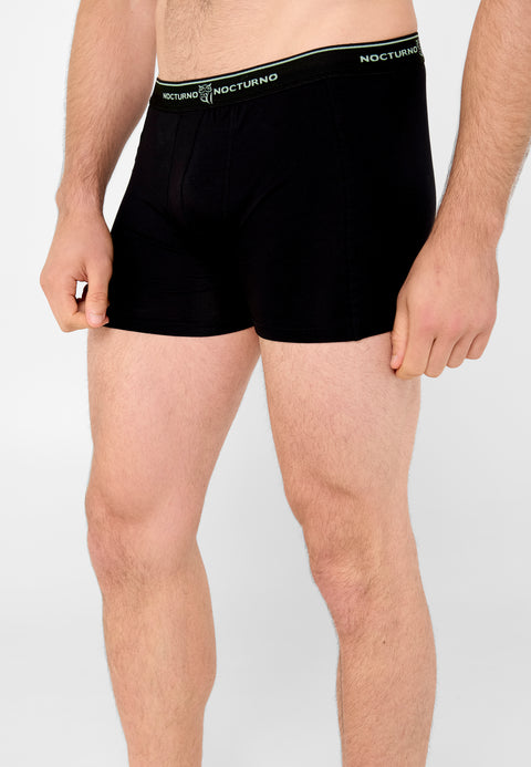Pack Bóxer Algodón Punto Liso Blanco/Negro - Blanco 7700_66 - 88014048 - https://www.elbuhonocturno.com/