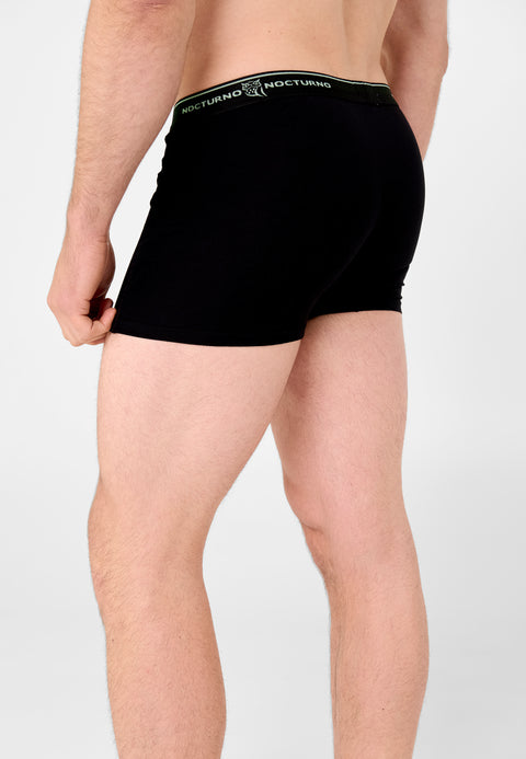 Pack Bóxer Algodón Punto Liso Blanco/Negro - Blanco 7700_66 - 49733937 - https://www.elbuhonocturno.com/