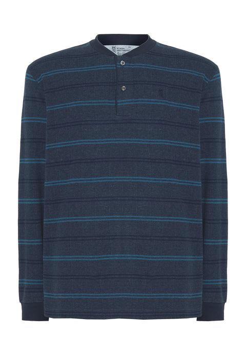 Pijama Hombre Largo Premium Punto Jacquard Hecho En Portugal - El Búho Nocturno