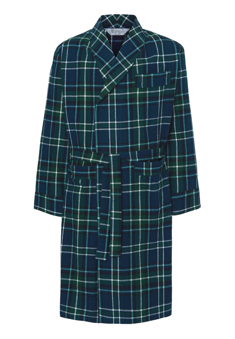 Bata Hombre Franela Invierno Verde 0801 | El Búho Nocturno - 53290899 - https://www.elbuhonocturno.com/