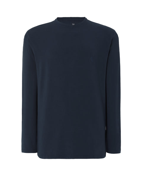 Camiseta Manga Larga Azul Royal 7601 | El Búho Nocturno - 86352215 - https://www.elbuhonocturno.com/