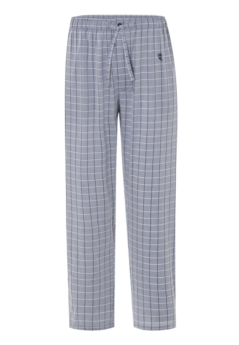 Pantalón Pijama Hombre Largo Algodón Popelín Cuadros - Gris 8973_20 - 11669727 - https://www.elbuhonocturno.com/