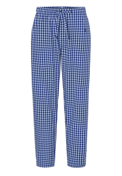 Pantalón Pijama Hombre Largo Popelín Cuadros - Azul 8978_38 - 69908330 - https://www.elbuhonocturno.com/