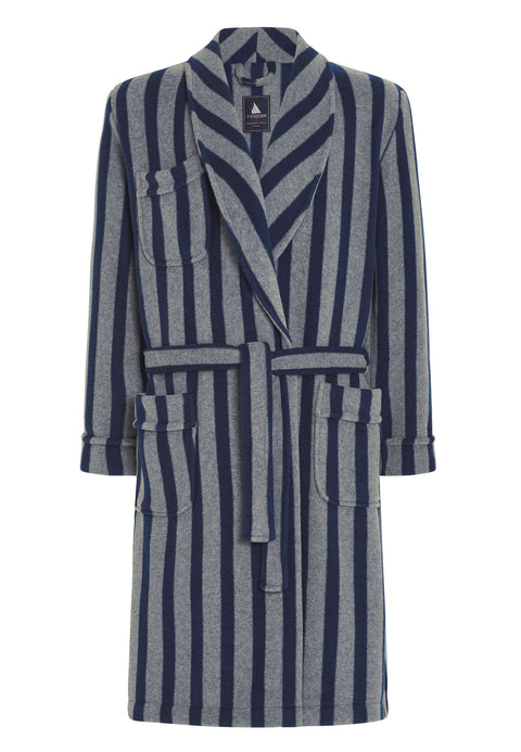 PRODIGY Bata Hombre Invierno Premium Forro Polar Rayas - Gris 604_20 - 24796359 - https://www.elbuhonocturno.com/