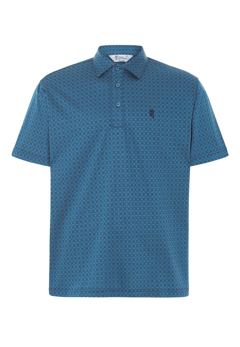 Polo Hombre Manga Corta Premium Algodón Geométrico - Verde 0007_40 - 99158795 - https://www.elbuhonocturno.com/
