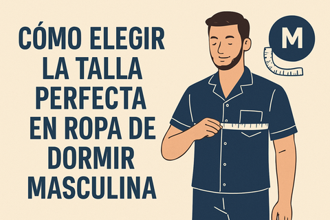 Cómo Elegir la Talla Perfecta en Ropa de Dormir Masculina