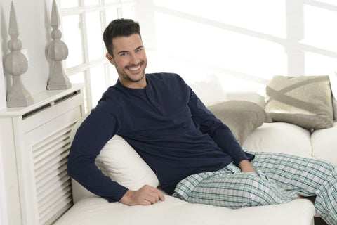 Conjuntos Pijama Hombres Largos Cortos
