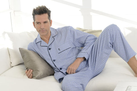 Pijamas Hombre Largos Algodón