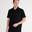 Polo Hombre Manga Corta Negro | El Búho Nocturno
