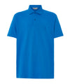 Poloshirt Herren Kurzarm Baumwolle Piqué Einfarbig - Royalblau 0103_36 - Größe 2 (S) / Blau / 100 % Baumwolle