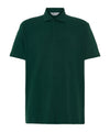 Polo Homme Short Coton Piqué Unie - Vert Bouteille 0105_46 - Taille 2 (S) / Vert / 100 % coton