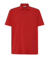 Polo Homme Short Coton Piqué Unie - Rouge 0107_90 - Taille 2 (S) / Rouge / 100 % coton
