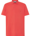 Polo Uomo Manica Corta Cotone Piqué Unita - Salmone 0108_93 - Taglia 2 (S) / Arancia / 100% cotone