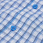 Pijama Hombre Largo Solapa Popelín Cuadros - Azul 1403_30