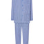   Pijama Hombre Largo Tela Azul 1535 | El Búho Nocturno - 36000797 - https://www.elbuhonocturno.com/  