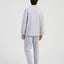 Pijama Hombre Largo Solapa Algodón Popelín Rayas - Azul 2995_30