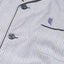 Pijama Hombre Largo Solapa Algodón Popelín Rayas - Azul 2995_30