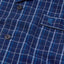 Pijama Hombre Largo Solapa Algodón Popelín Cuadros - Azul 2998_38