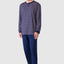  Pijama Hombre Largo Punto Azul 5309 | El Búho Nocturno - 22347938 - https://www.elbuhonocturno.com/  