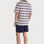   Pijama Hombre Verano Corto Tapeta Algodón Punto Rayas - Gris 3041_20 - 69764109 - https://www.elbuhonocturno.com/  
