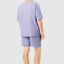 Pijama Hombre Corto Judo Popelín Cuadros - Azul 4538_30