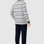 Men's Long Striped Knitted Placket Pajamas - Gray 5581_20