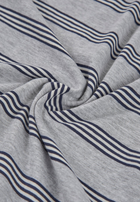   Pijama Hombre Largo Tapeta Algodón Punto Rayas - Gris 5590_20 - 57697774 - https://www.elbuhonocturno.com/  