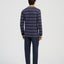 Pijama Hombre Largo Tapeta Algodón Punto Rayas - Azul 5602_39