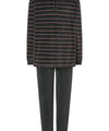 Pijamas Homem Inverno Veludo Listras - Cinza 5743_22 - Tamanho 3 (M) / Cinza / 80% algodão 20% poliéster